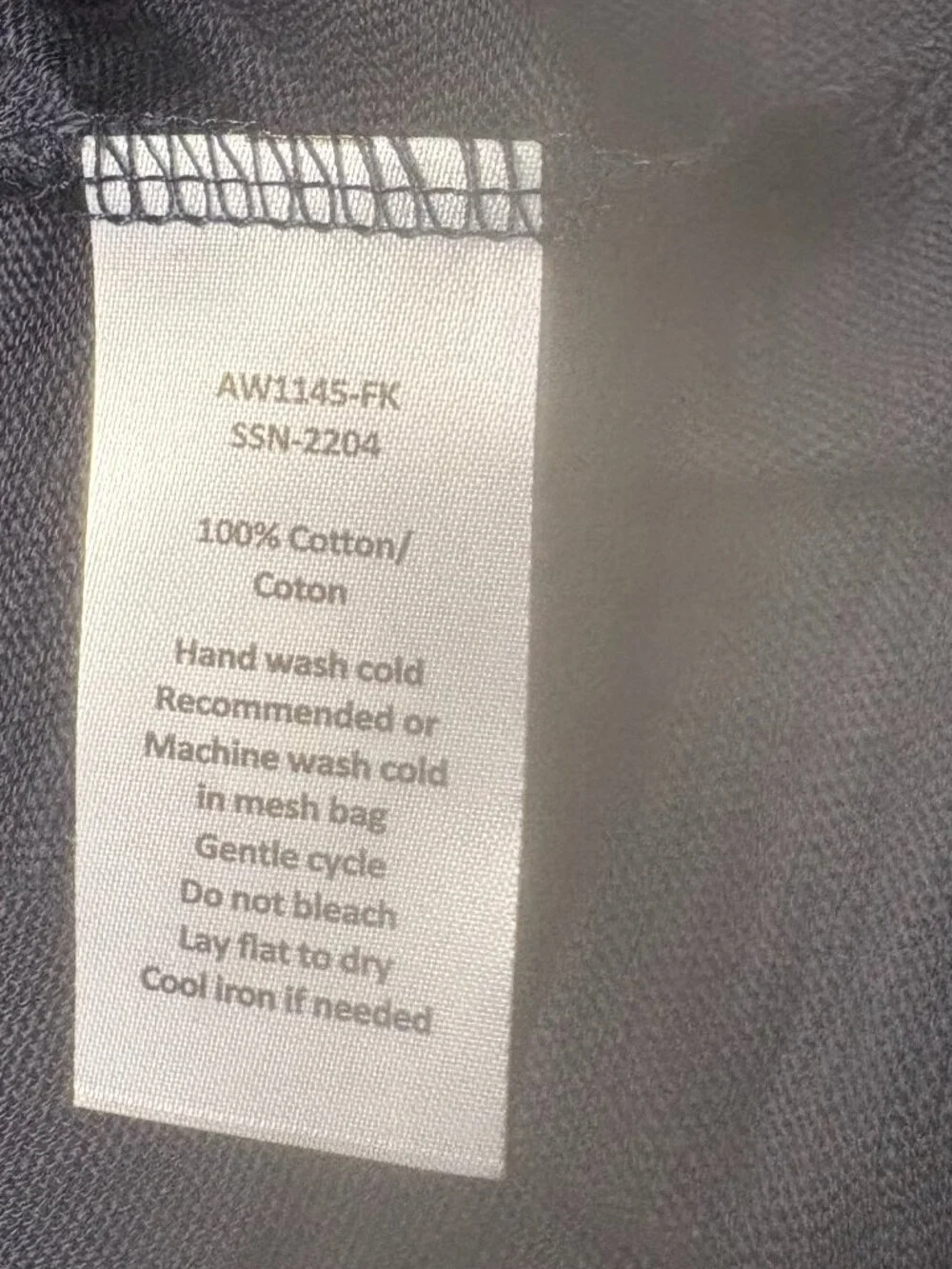 ATM Anthony Thomas Melillo Slub Cotton Crewneck Tee Blue Medium - Picture 9 of 9